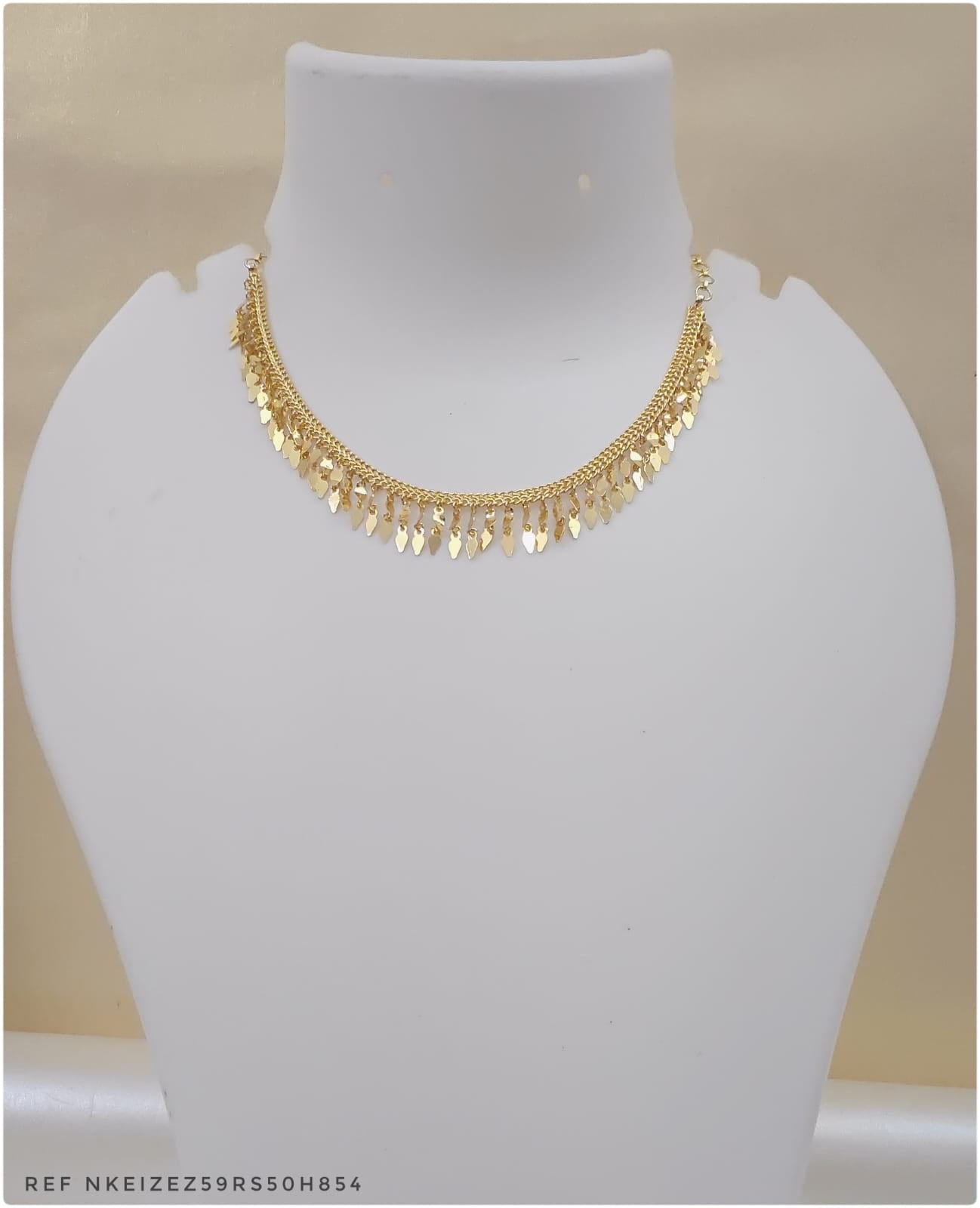 24ct Gold Plated Double Layer Elakkathali