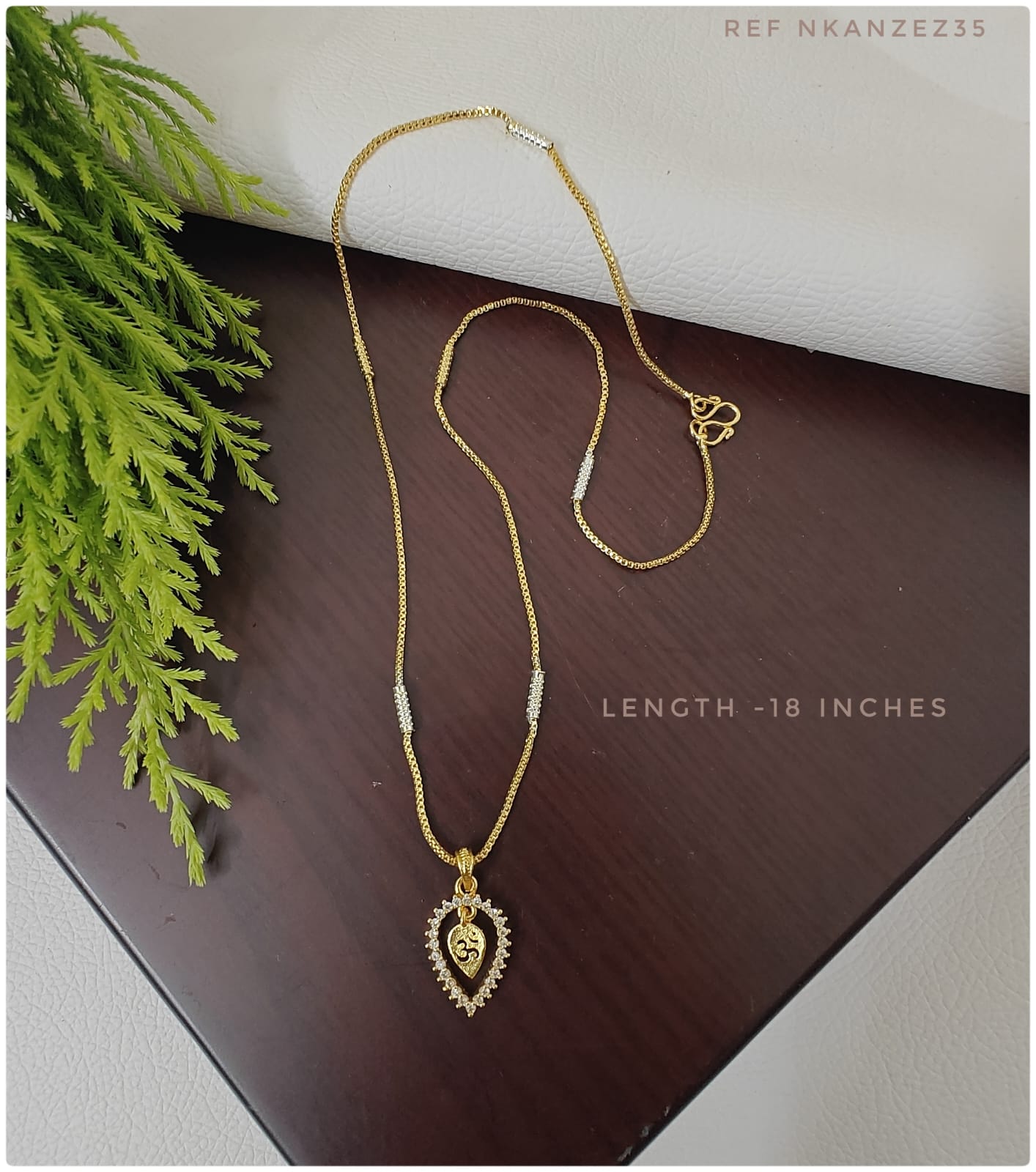 24ct Gold Plated Classic Mesh Chain Necklace